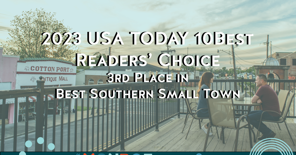 West Monroe Wins 3rd Place in USA Today’s 10Best Readers’ Choice Travel