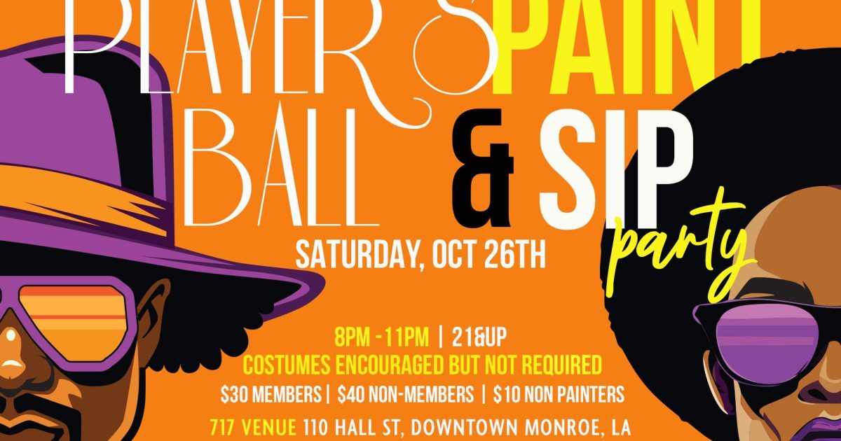 Player's Ball Paint & Sip Party Discover Monroe West Monroe
